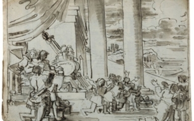 Fortunato Duranti (1787-1863), Scene con scorci