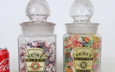 Pair Heinz Advertising Jars
