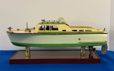 ITO Wooden Model Cabin Cruiser Boat