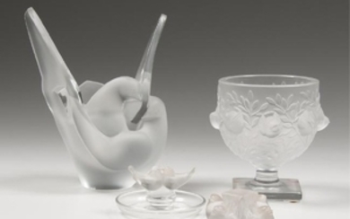 Lalique Bird Bowls and Sculptures