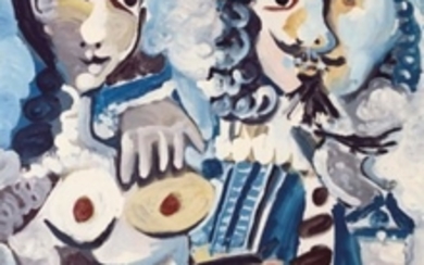 Pablo Picasso (1881-1973), Mousquetaire et nu assis