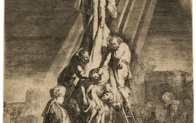 Rembrandt van Rijn (1606-1669) The Descent from the Cross: Second Plate
