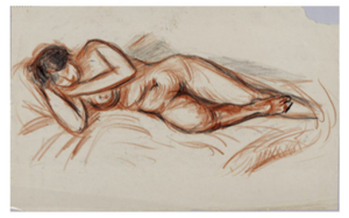 René SEYSSAUD (1867 1952) Femme nue, étendue sur l…