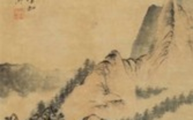 SHITAO (ATTRIBUTED TO, 1642-1707), Figures in Forest