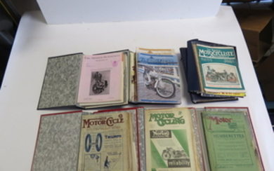 A large quantity of mainly motorcycle periodicals