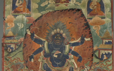 Tibetan Painted Thangka