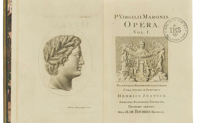 Vergilius Maro (Publius) Opera, 5 vol., engraved throughout, Brussels, J.L. de Boubers, 1757-65.