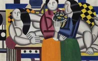 Fernand Léger (1881-1955), Les trois femmes au bouquet
