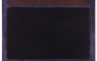 Mark Rothko (1903-1970), Untitled (Rust, Blacks on Plum)