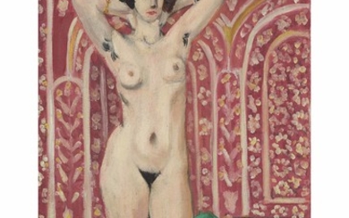 Henri Matisse (1869-1954), Nu sur fond rouge