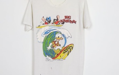 1980s Goofy Donald Duck Big Kahuna Surf Disney Shirt