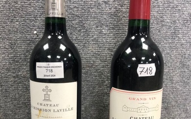 2 bouteilles : 1 bouteille CHATEAU LYNCH BAGES, Pauillac, 1994 ; 1 bouteille CHATEAU LA...
