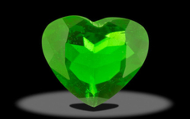 Heart-shaped Chrome Diopside