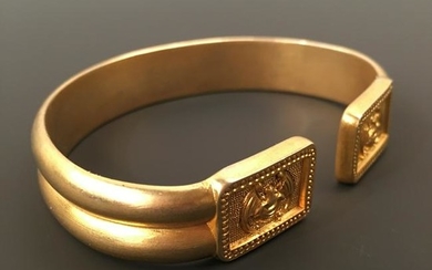 Chinese Gilt Gold Bracelet