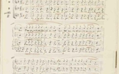 Gabriel GROVLEZ . Manuscrit musical autographe...