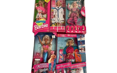 (5) Modern and Foreign Barbies