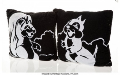 66018: KAWS X Disney Chip and Dale Pillows, set of two