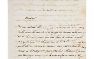 AUGUSTE PYRAME DE CANDOLLE (1778-1841) Lettre autographe signée
