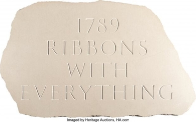 77018: Ian Hamilton Finlay (b. 1925) 1789 Ribbons with
