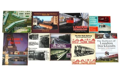 9 BOOKS AND MAGAZINES ABOUT SUBWAYS AND RAILWAYS