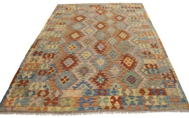 Semi antique kilim rug