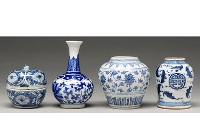 A Chinese blue and white jar for the South East Asian market...