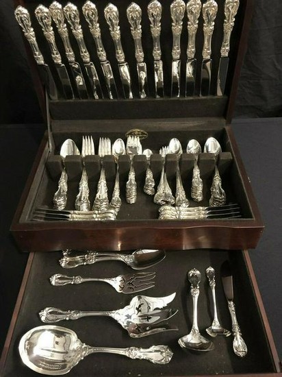 A Complete Set Of Dinner Size Reed & Barton Sterling