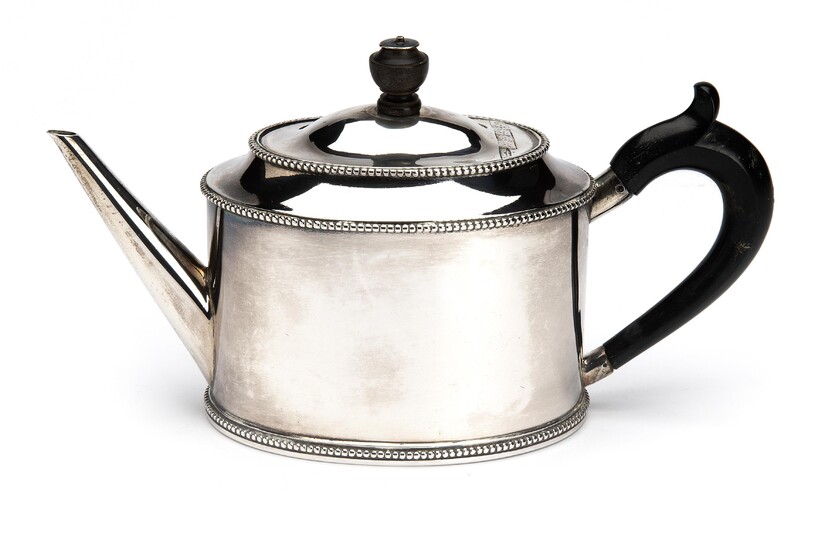 A Dutch silver teapot, Utrecht
