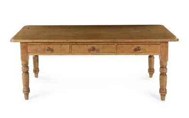 A French Provincial Style Pine Work Table