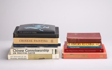 A GROUP OF CHINESE ART REFERENCE BOOKS, 13 VOLUMES
