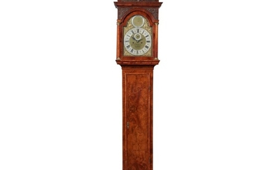 A George I Walnut Longcase Clock, Daniel Quare, London, No. 156, Circa 1715