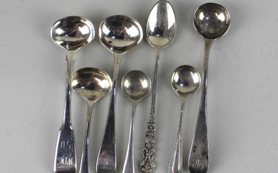 A George III silver mustard spoon