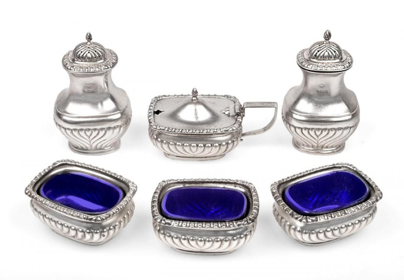 A George V Silver Condiment-Set, by Horace Woodward and Co....