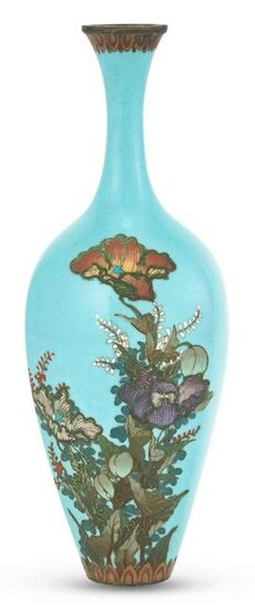 A Japanese Cloisonne Enamel Vase