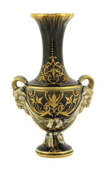A KPM Berlin Art Nouveau vase