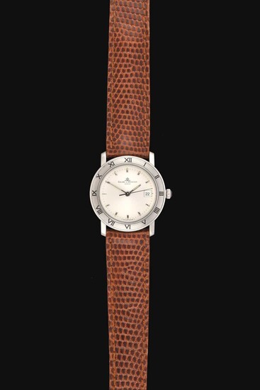 A Lady's Stainless Steel Calendar Centre Seconds Wristwatch signed Baume & Mercier, Geneve, ref: MV045102, circa 2000
