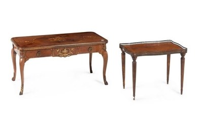A Louis XV Style Low Table and a Louis XVI Style Low