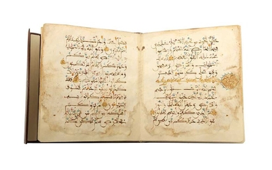A MAGHRIBI QUR'AN SECTION: SURA AN-NISA (4), V. 2 TO SURA AL-AN'AM (6), V. 67 North Africa or al-Andalus, 13th century