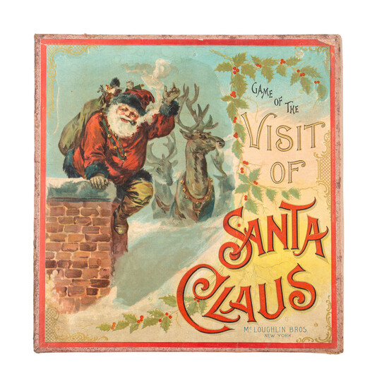 A McLoughlin Bros. 'Game of the Visit of Santa Claus'