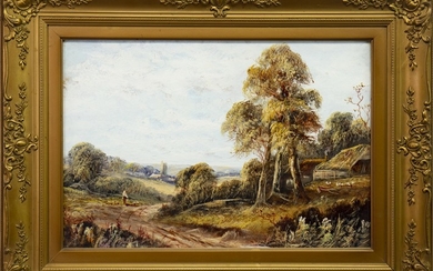 A PAIR OF 19TH CENTURY OIL PAINTINGS
