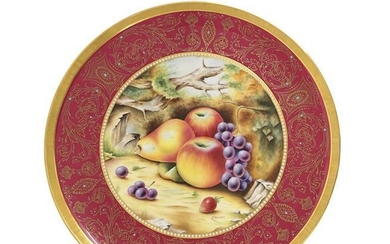 A Royal Worcester Porcelain Limited Edition Commemorative Plaque, by Jason...