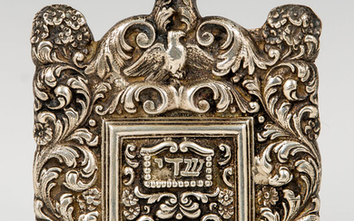 A SOLID SILVER AMULET HOLDER. Probably Italy, 20th century....
