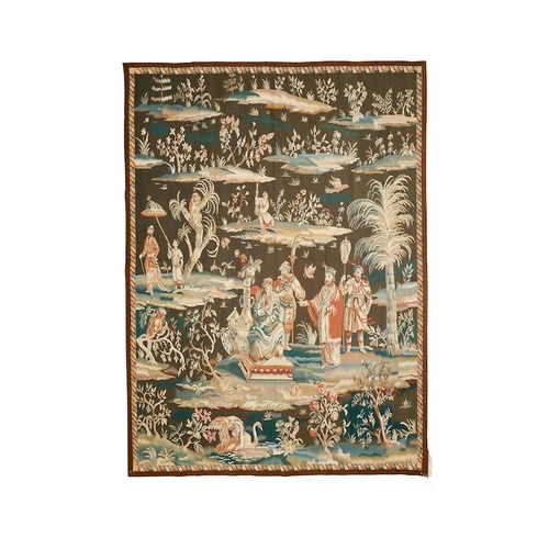 A Soho style Chinoiserie tapestry in the manner of John Vand...