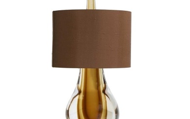 A 'Wild Card' Murano glass table lamp