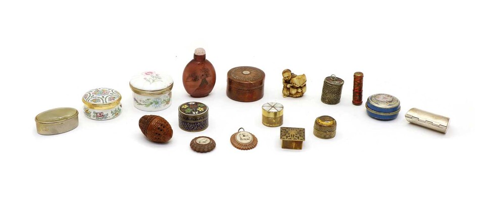 A collection of miniature boxes