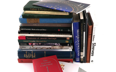 A collection of silver-related reference books and pamphlets
