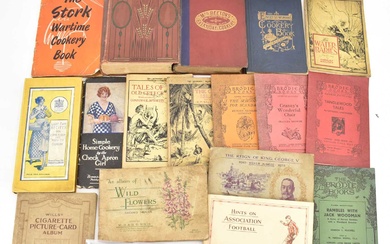 A collectors' lot to include six vintage recipe and cookery...