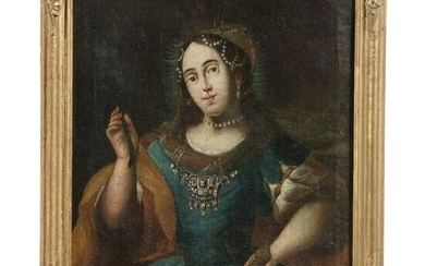 A portrait of Laura di Córdoba, probably Spanish