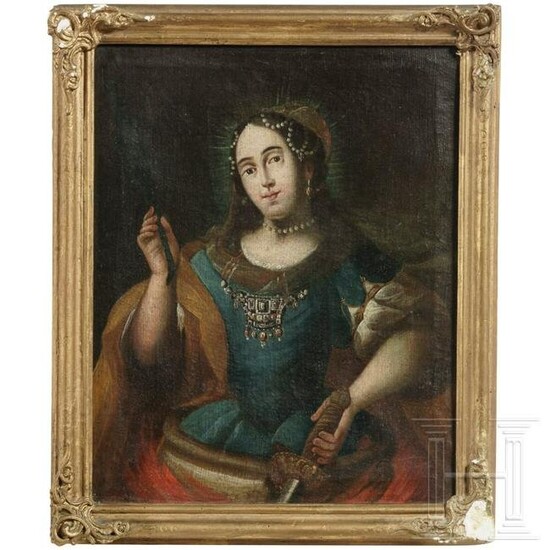 A portrait of Laura di Córdoba, probably Spanish