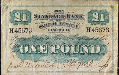 AFRIQUE DU SUD - SOUTH AFRICA 1 pound - type...